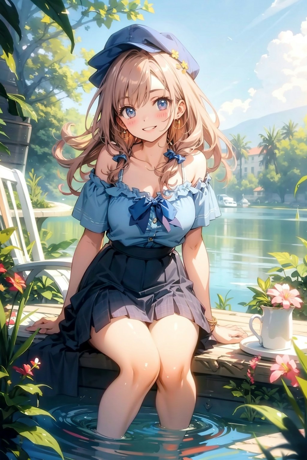 TOPAZ:Lakeside Cute Girl