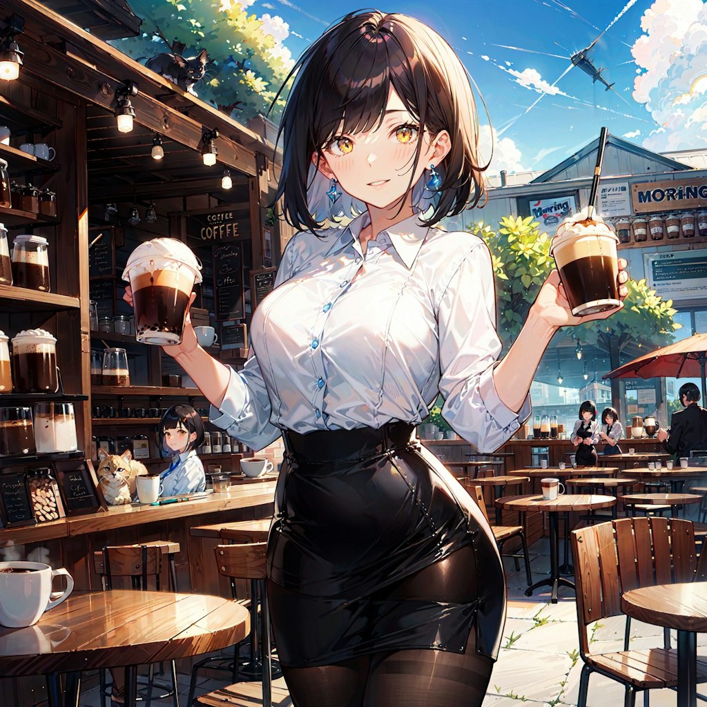 カフェのお姉さん Ver2