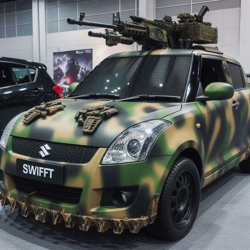 スズキスイフト軍用車