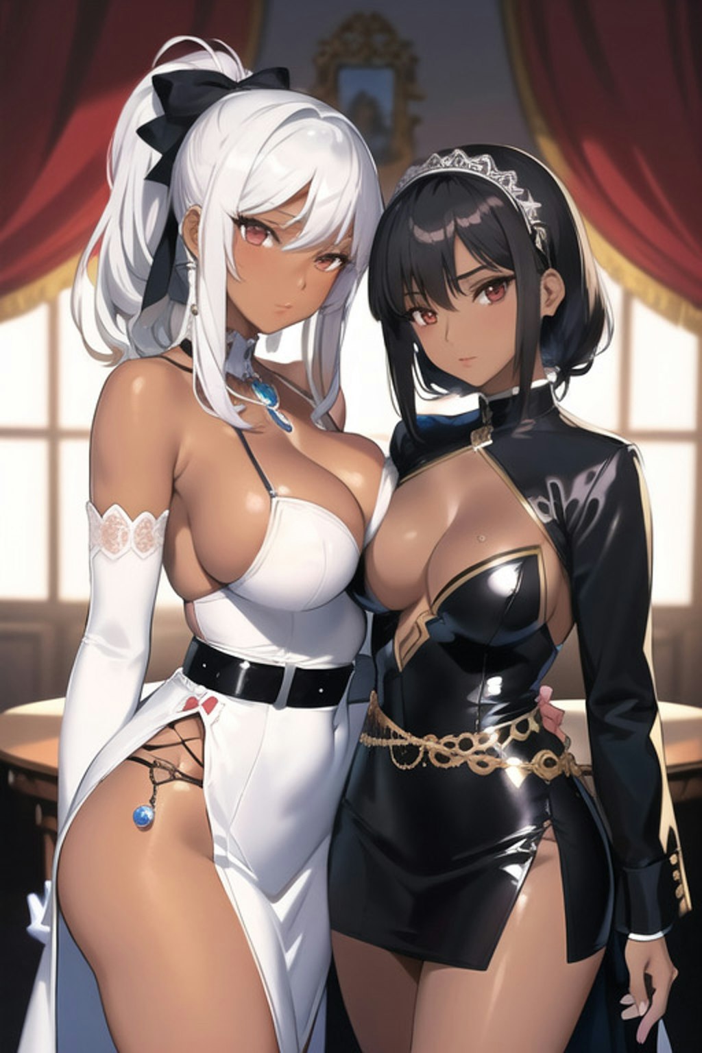 褐色美女姉妹