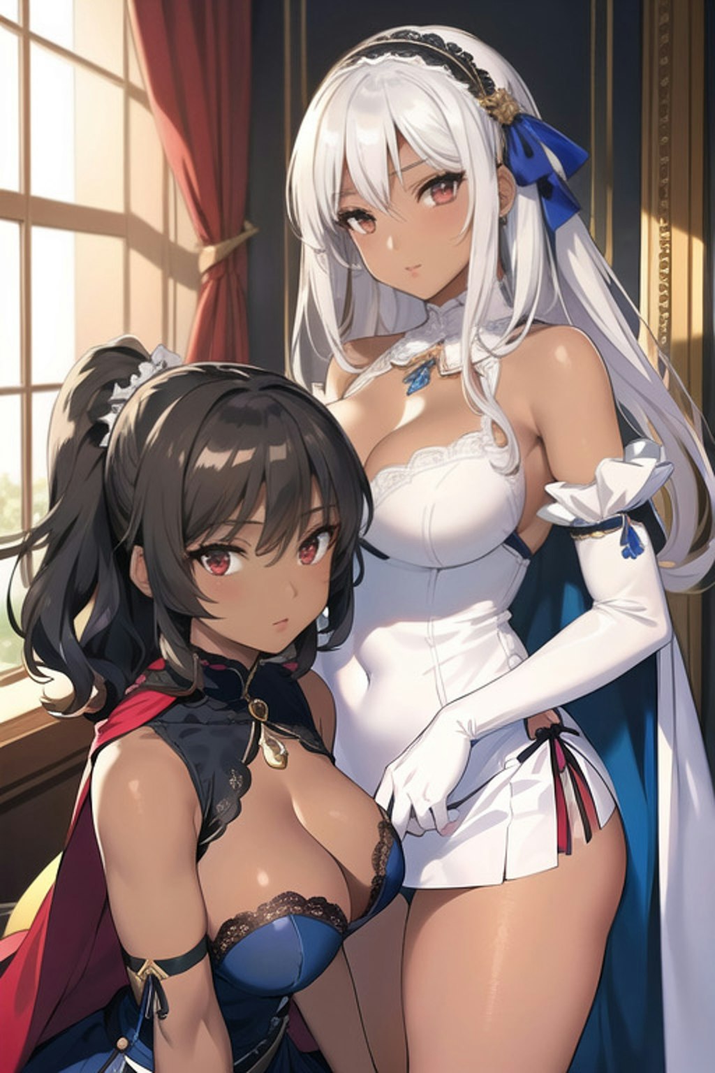 褐色美女姉妹