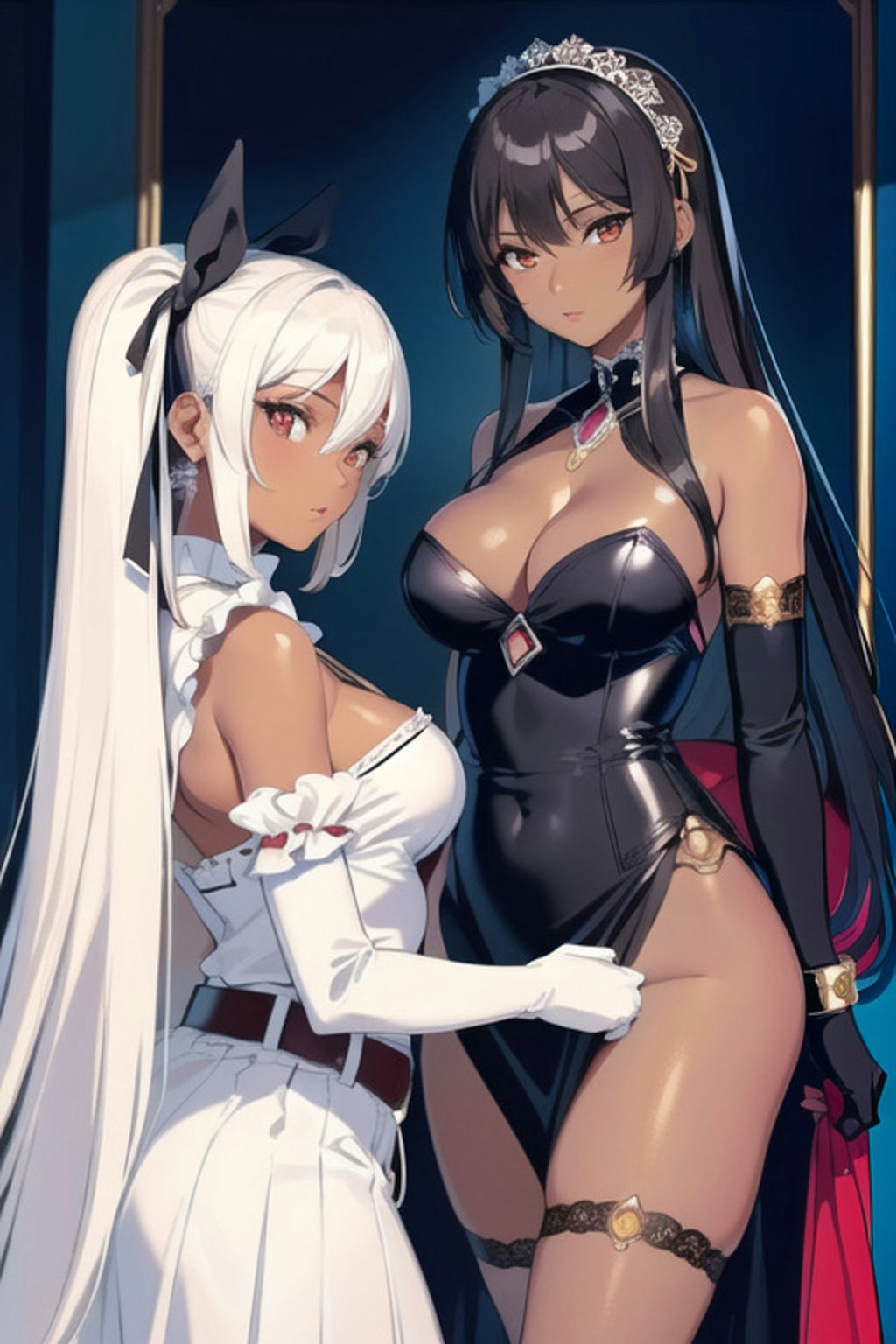 褐色美女姉妹