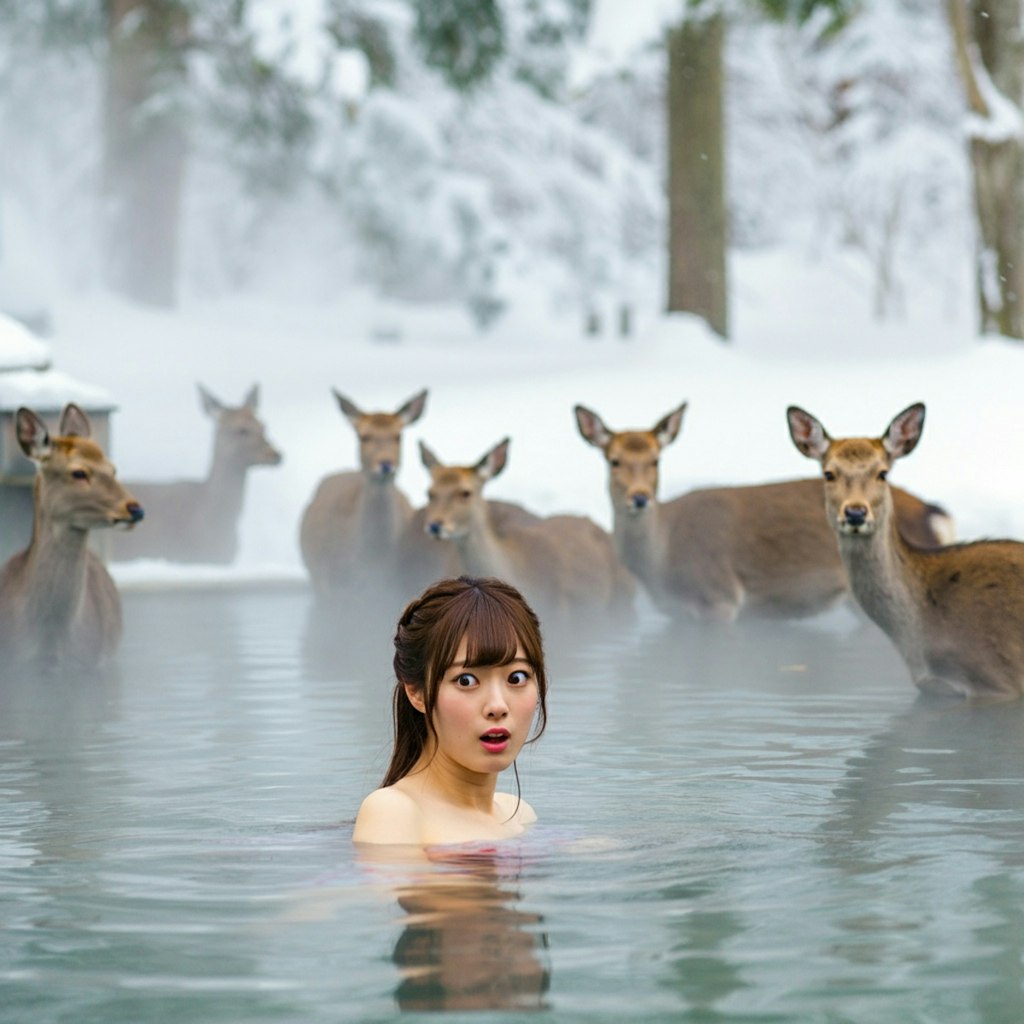 雪の秘湯巡り