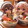 織姫と彦星が食べるseafood noodle