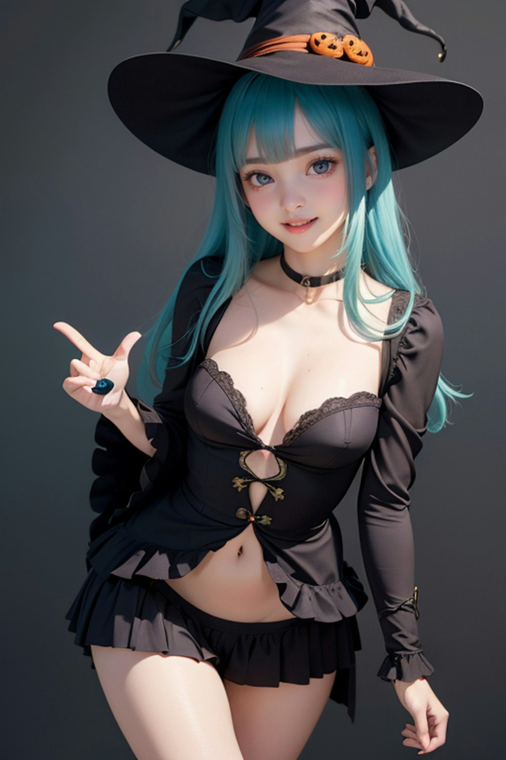 ハロウィンコスプレ アクア1