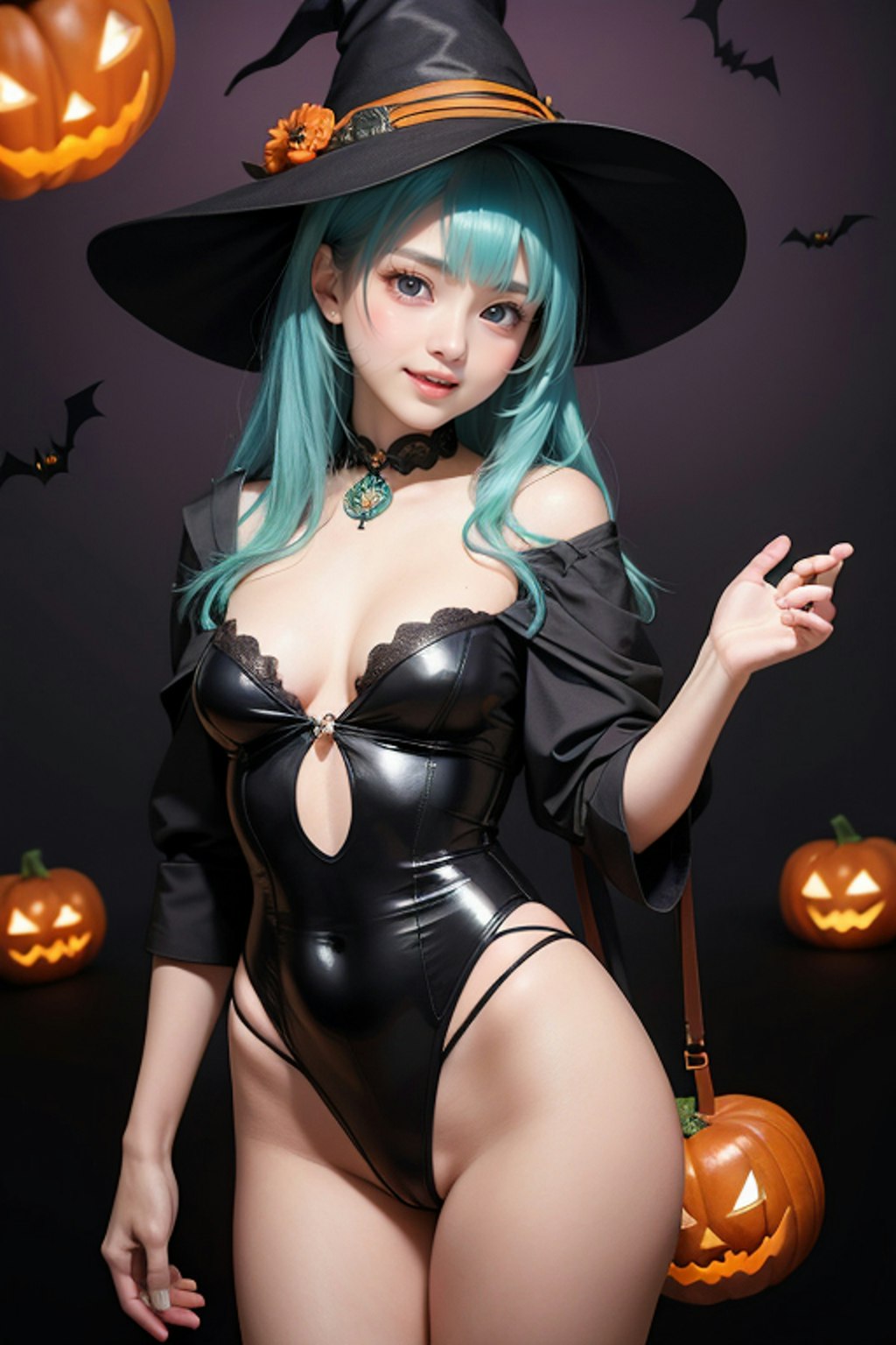 ハロウィンコスプレ アクア1