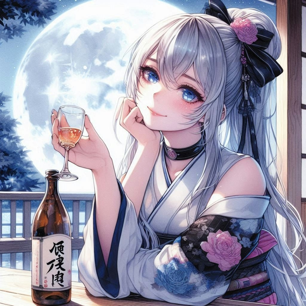 月見酒 香澄さんver.