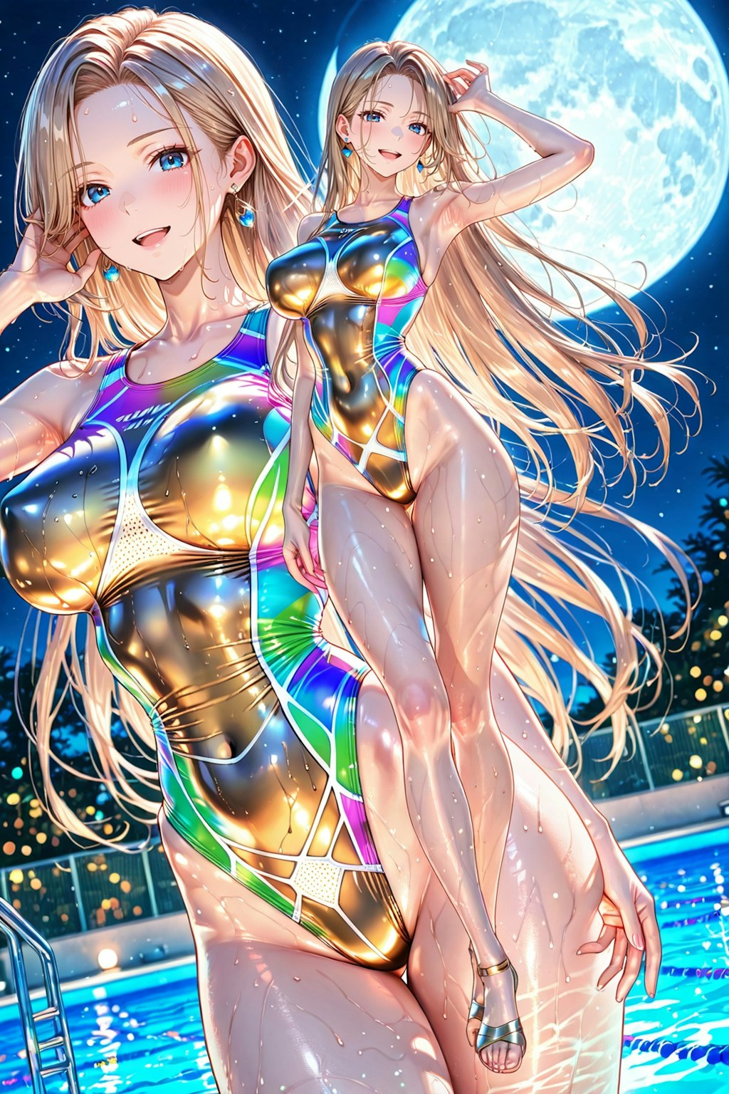 Hey！月夜と～ゲーミング水着デス