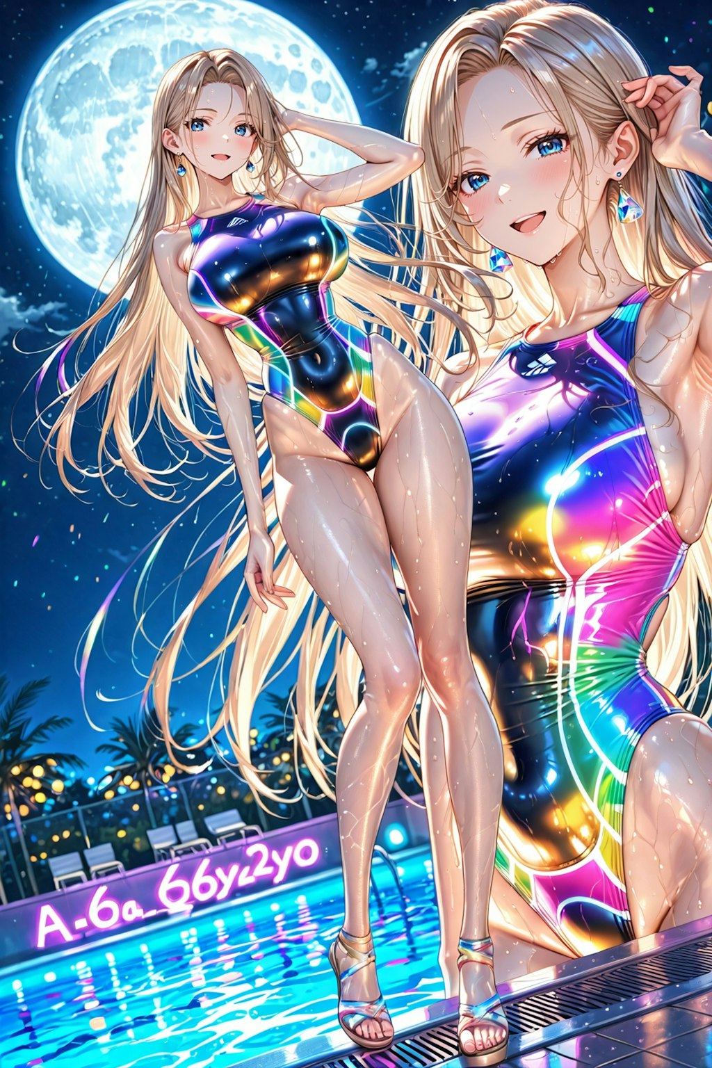 Hey！月夜と～ゲーミング水着デス