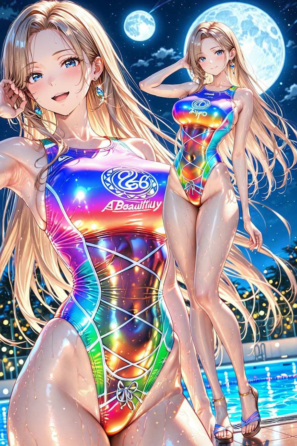 Hey！月夜と～ゲーミング水着デス