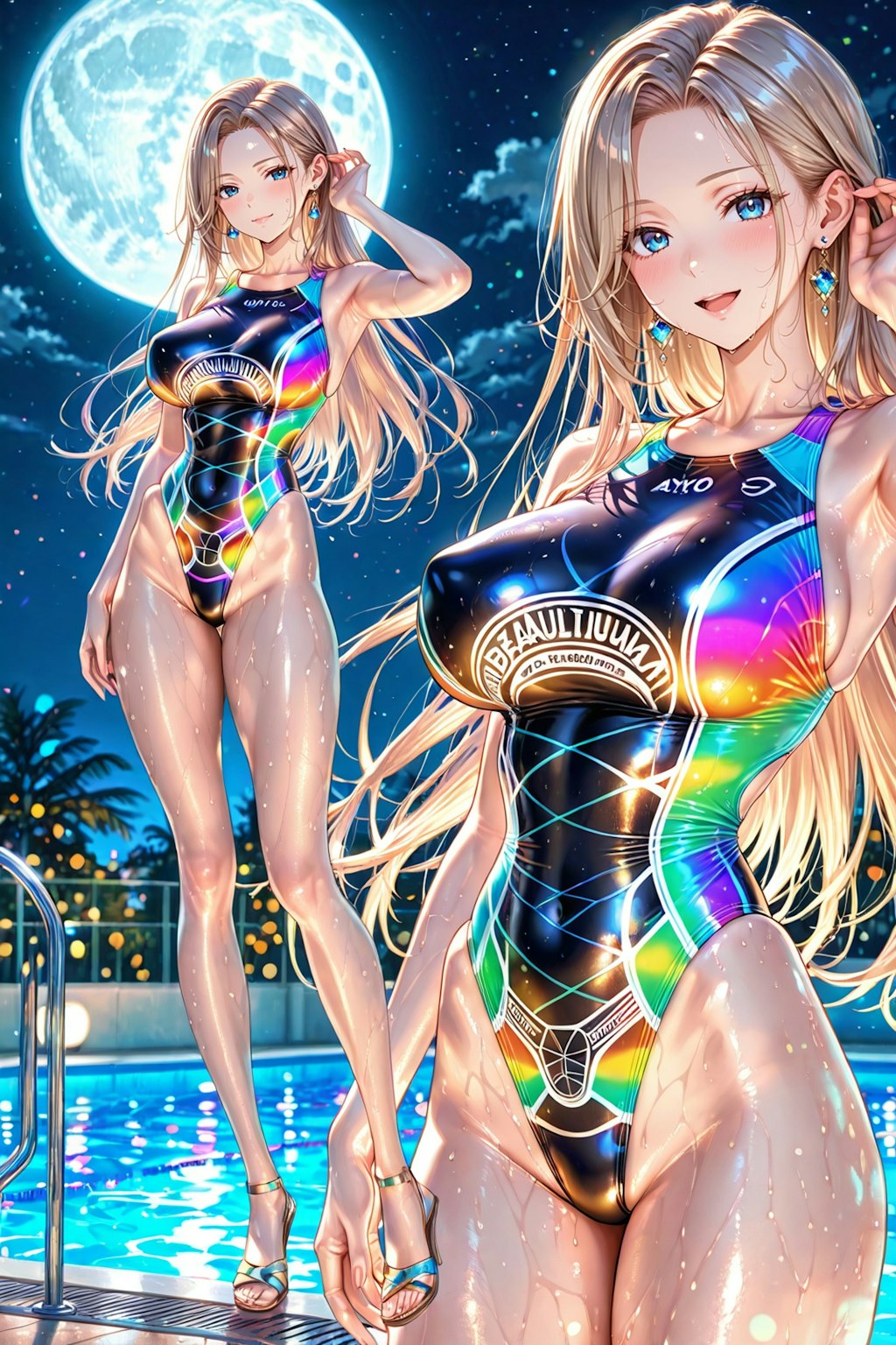 Hey！月夜と～ゲーミング水着デス