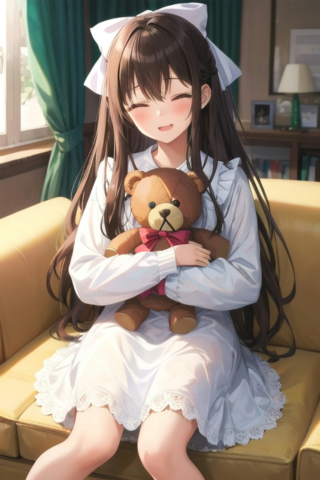 ぬいぐるみと過ごすなごみちゃん🧸💝😿