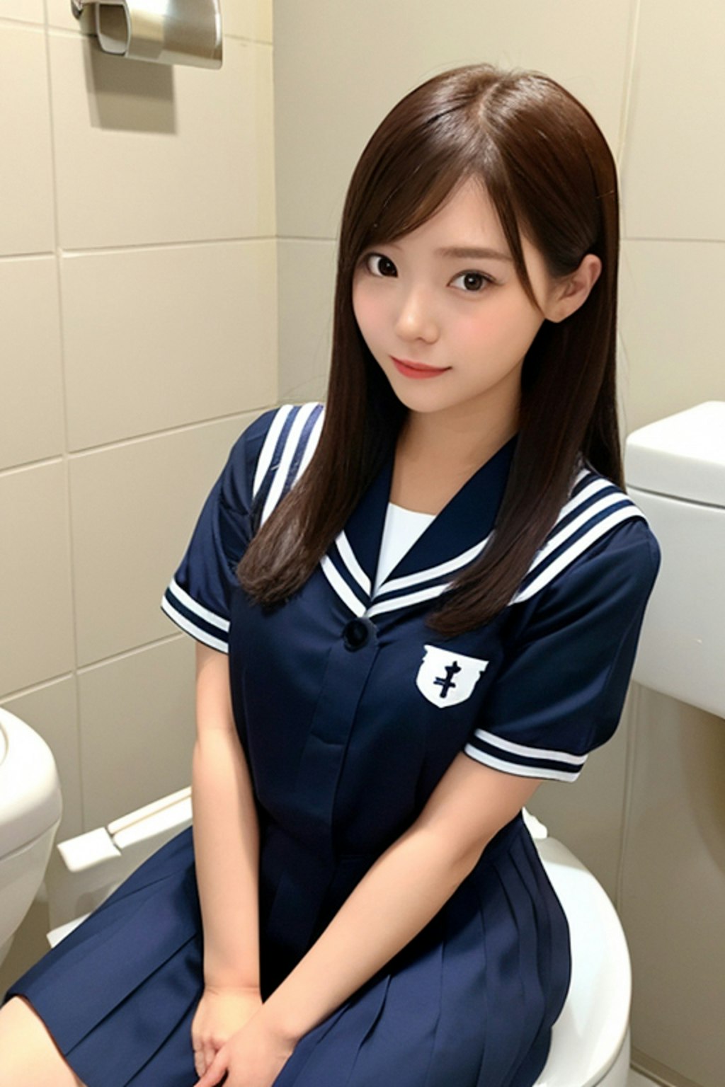 ちち生でもトイレ中