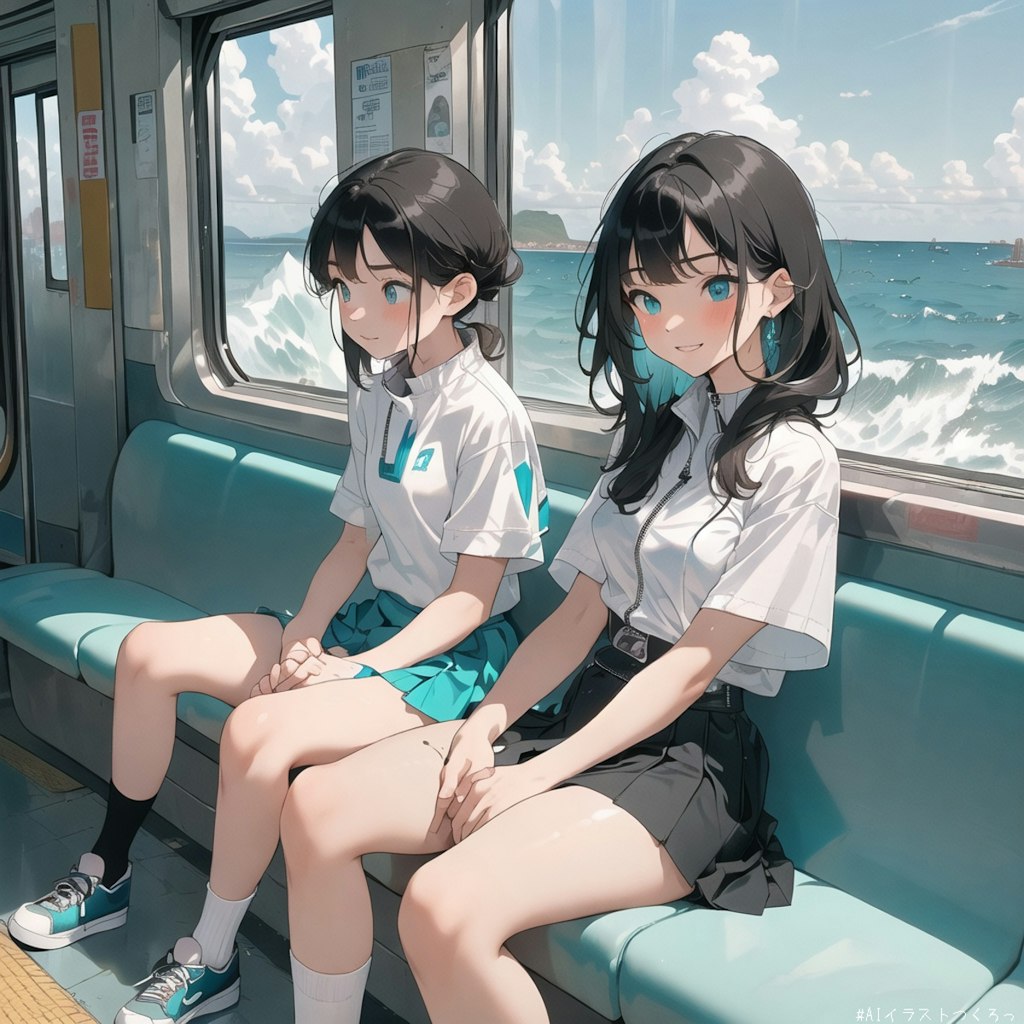 電車で見かけた美少女