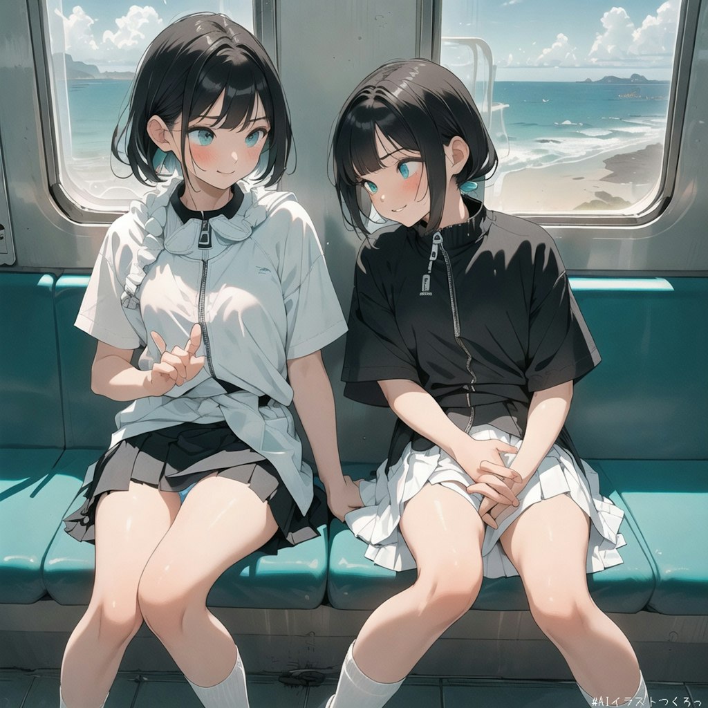 電車で見かけた美少女