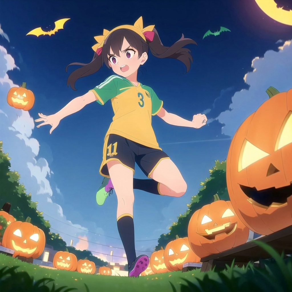 ハロウィンでスポーツ