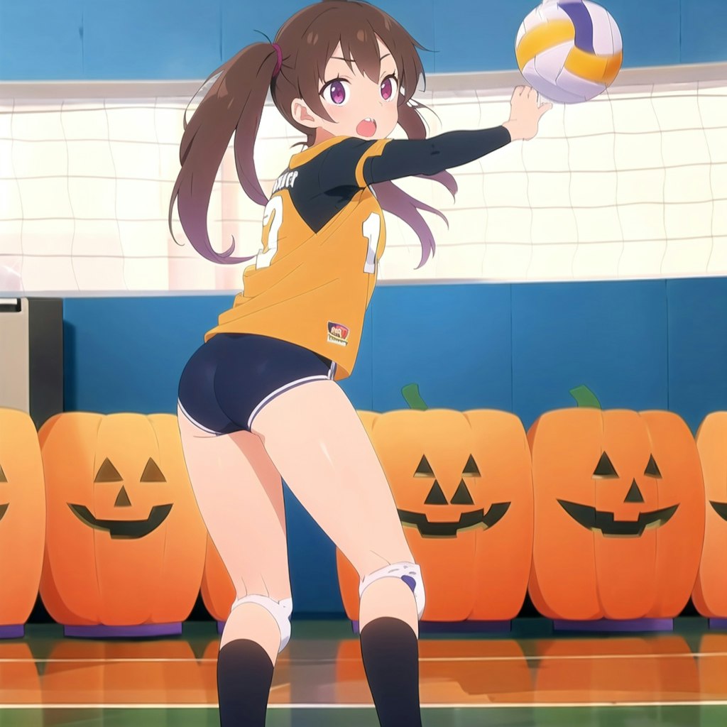 ハロウィンでスポーツ