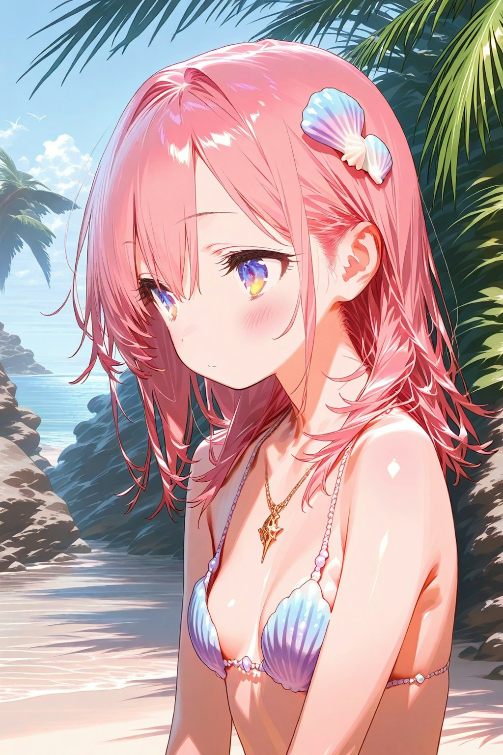 貝殻ビキニ