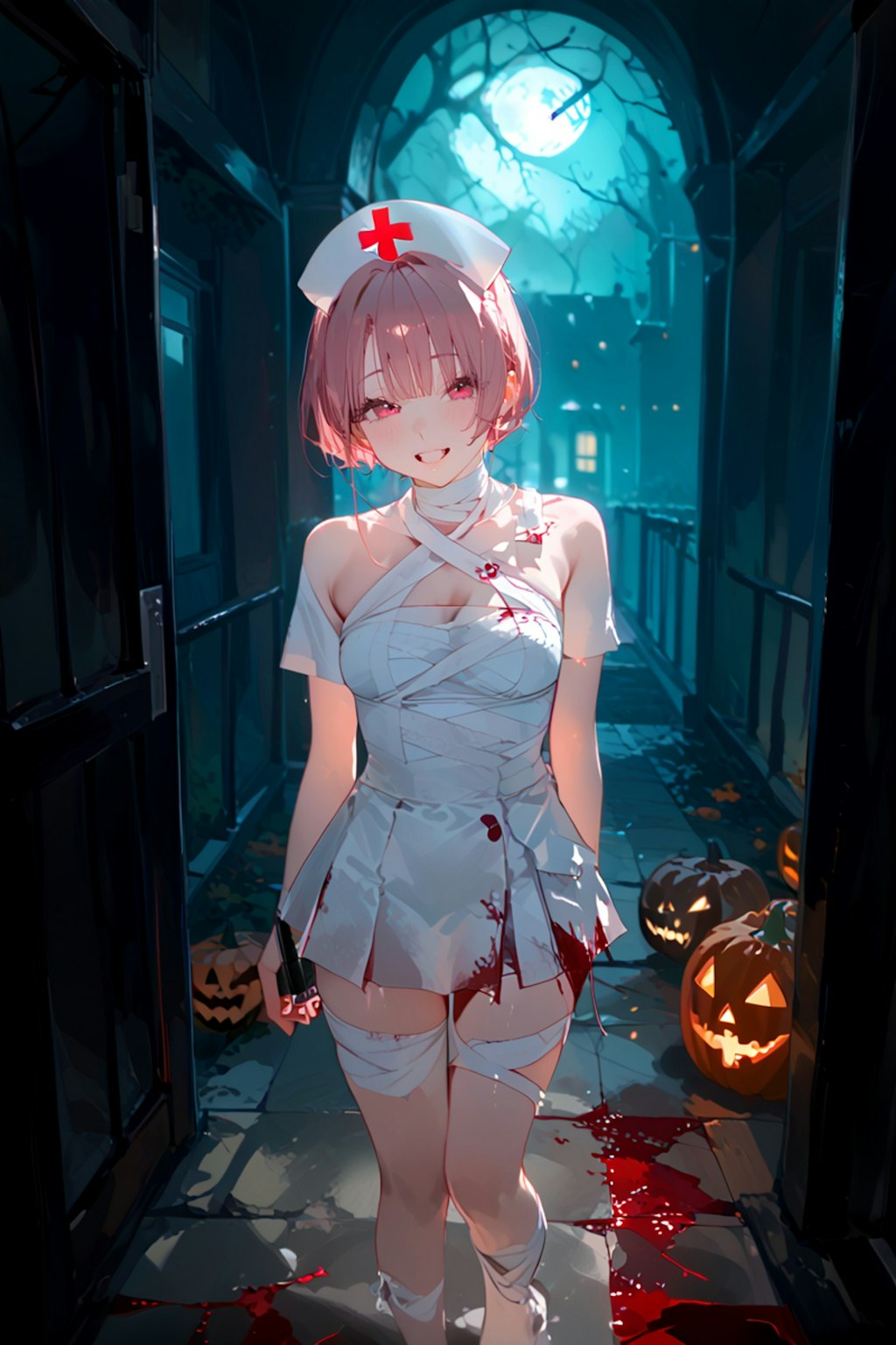 ハロウィンナイトのゾンビナース