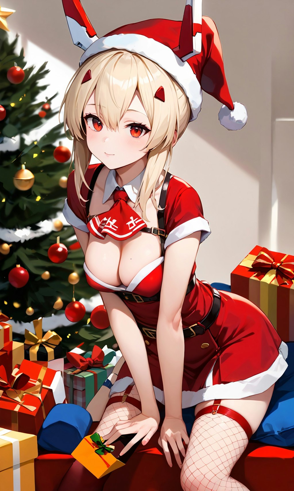 クリスマスコスチューム美少女