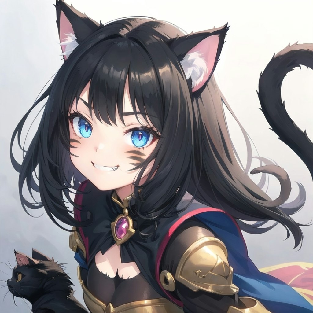 戦士職な黒猫娘ちゃんｗ