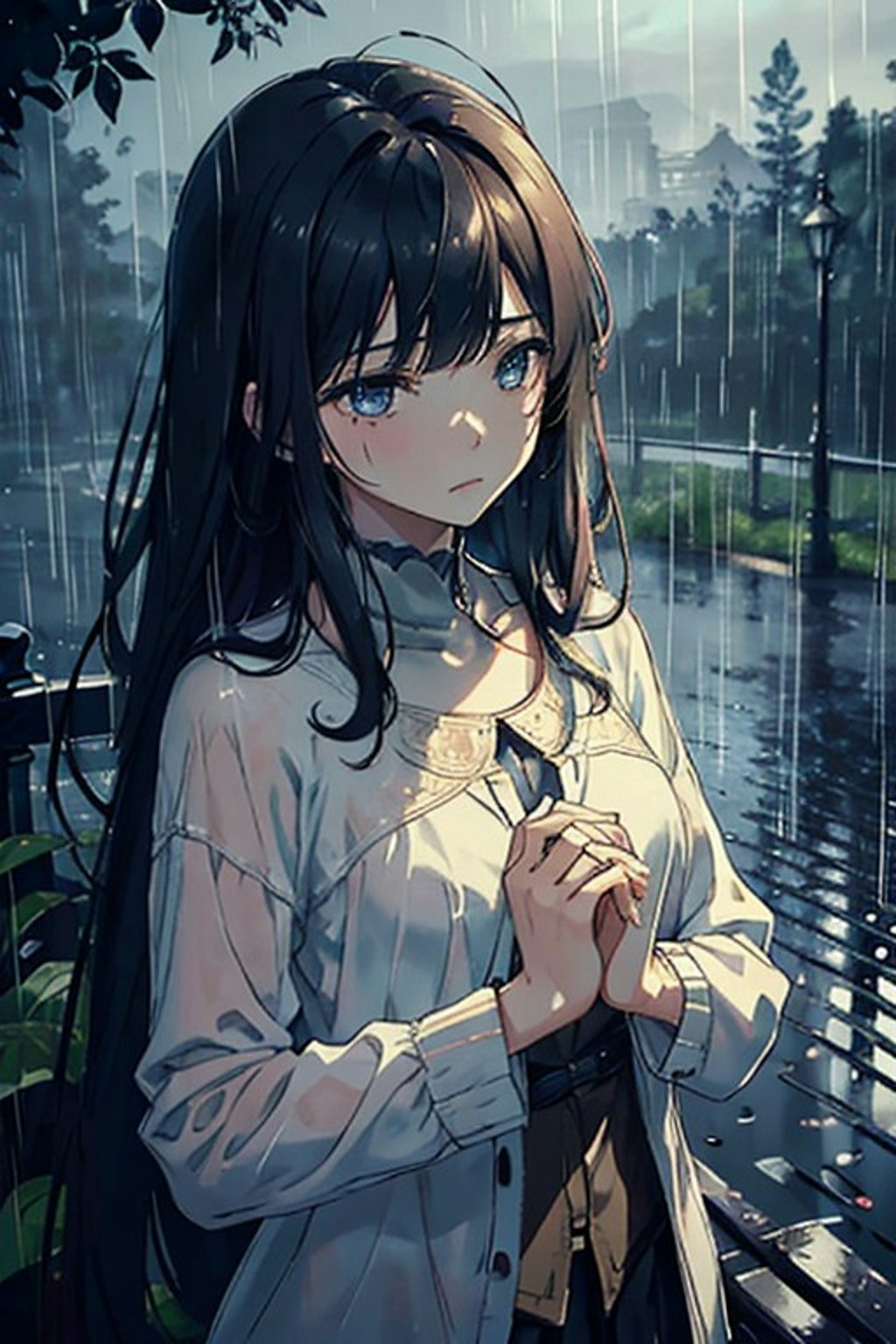 撃たれる雨