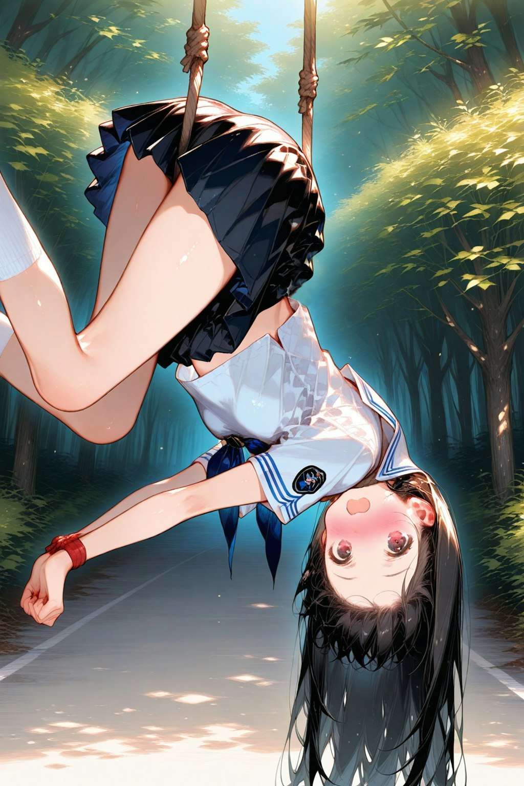 制服ＪＫ #178　逆さ吊り　GRYPHON