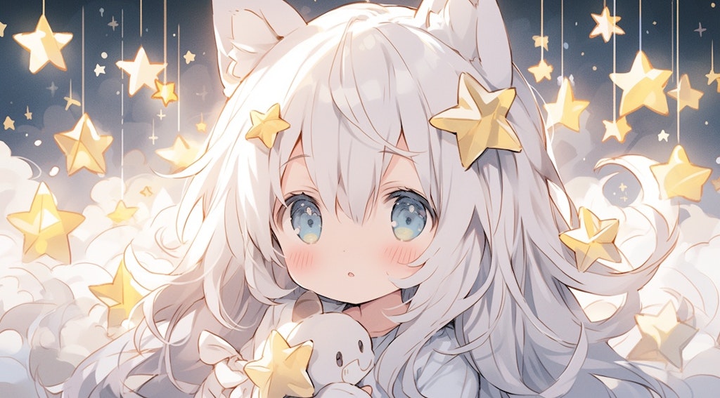 星降る夜の子猫