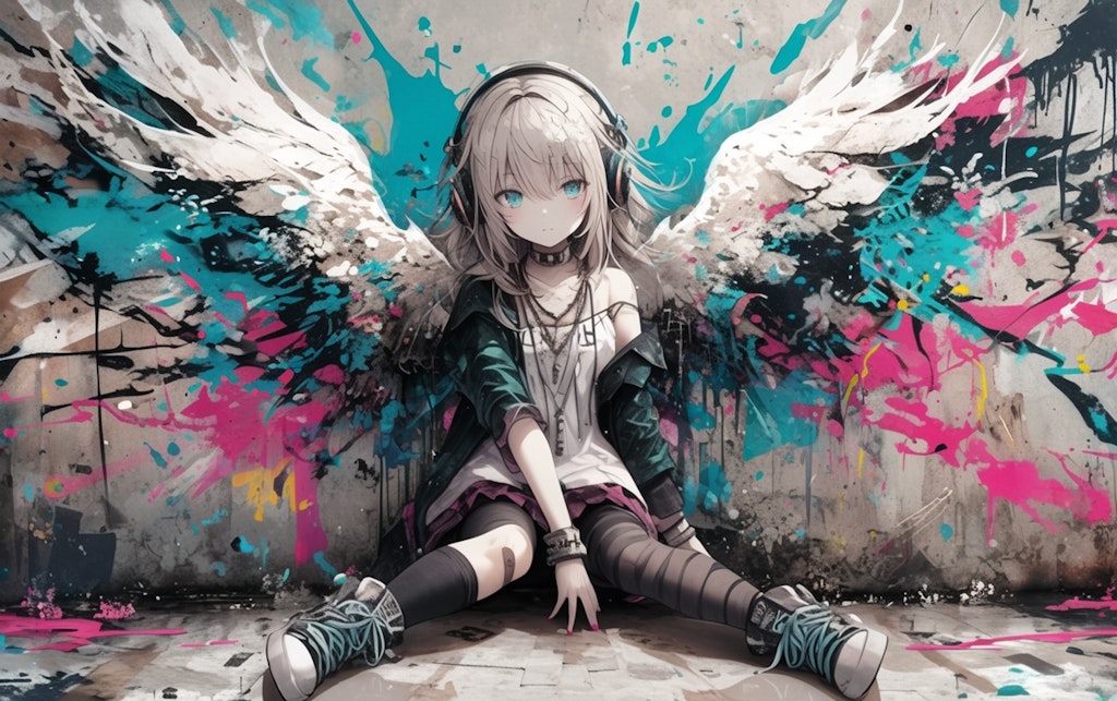 graffiti angel