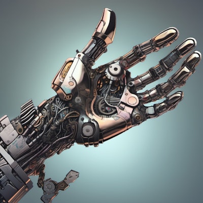 A mechanical hand