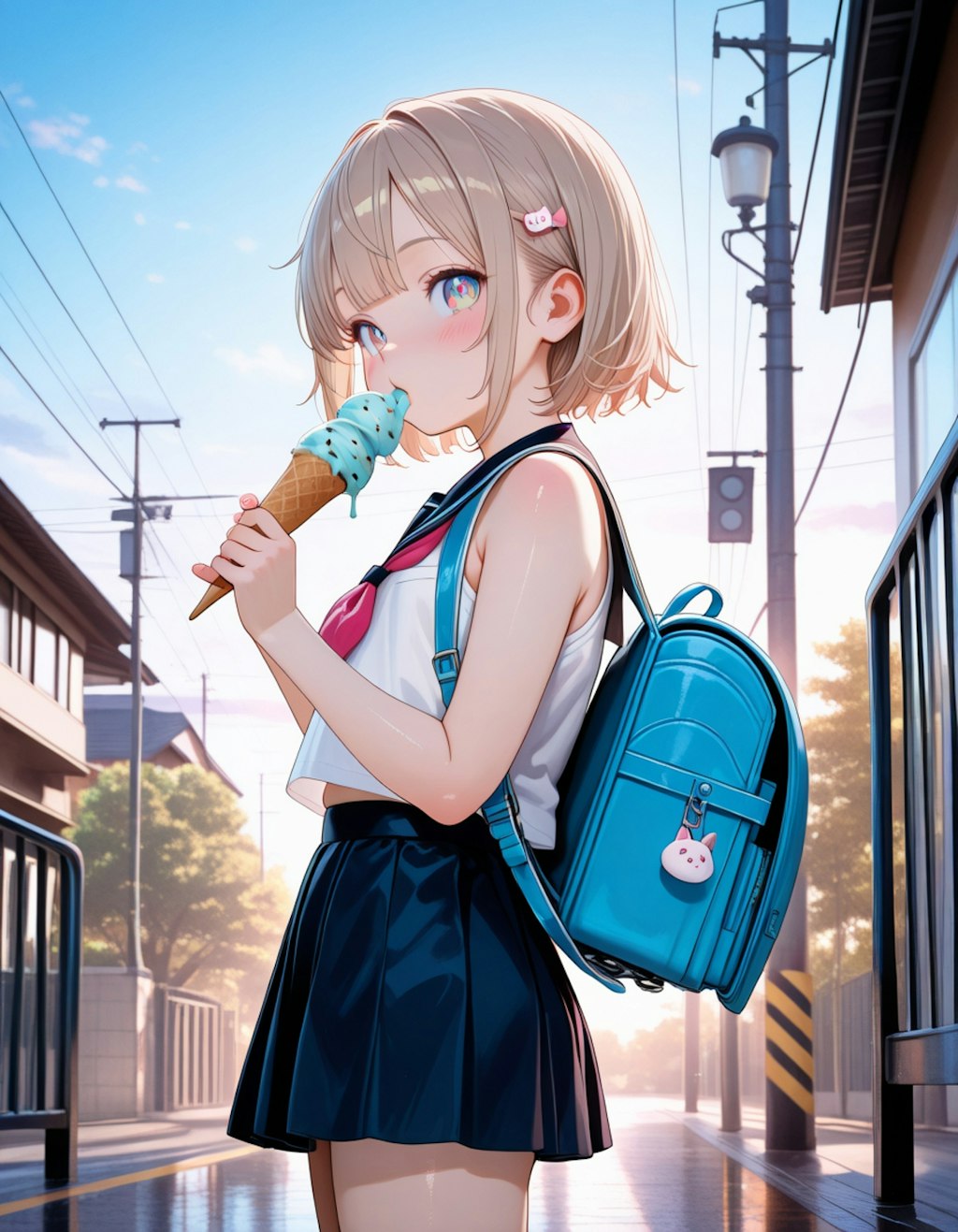 暑くてアイスばかり食べちゃう