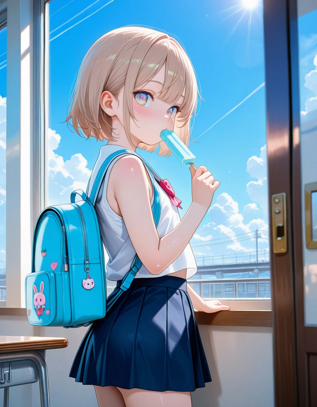 暑くてアイスばかり食べちゃう