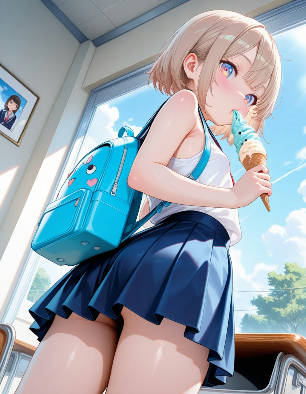 暑くてアイスばかり食べちゃう