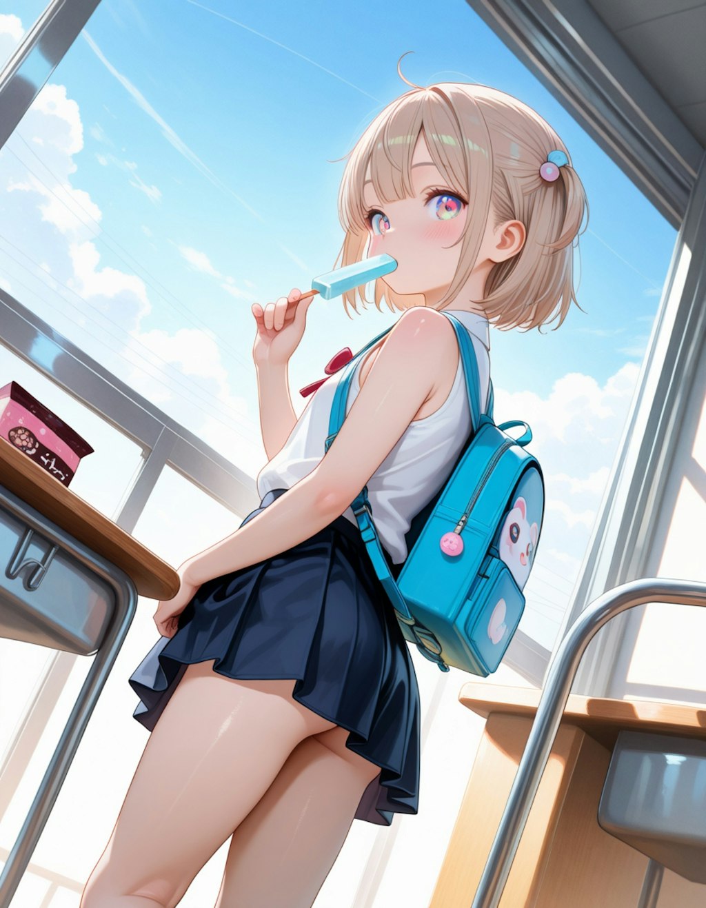 暑くてアイスばかり食べちゃう