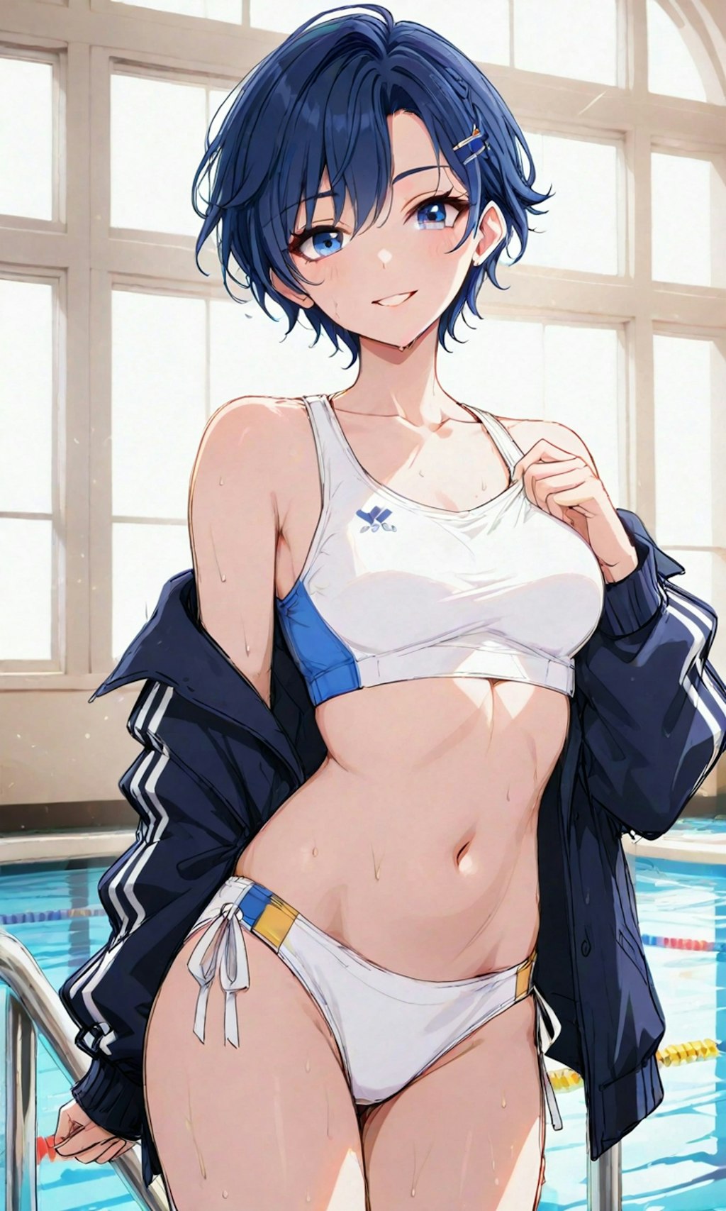 プール指導員のお姉さん