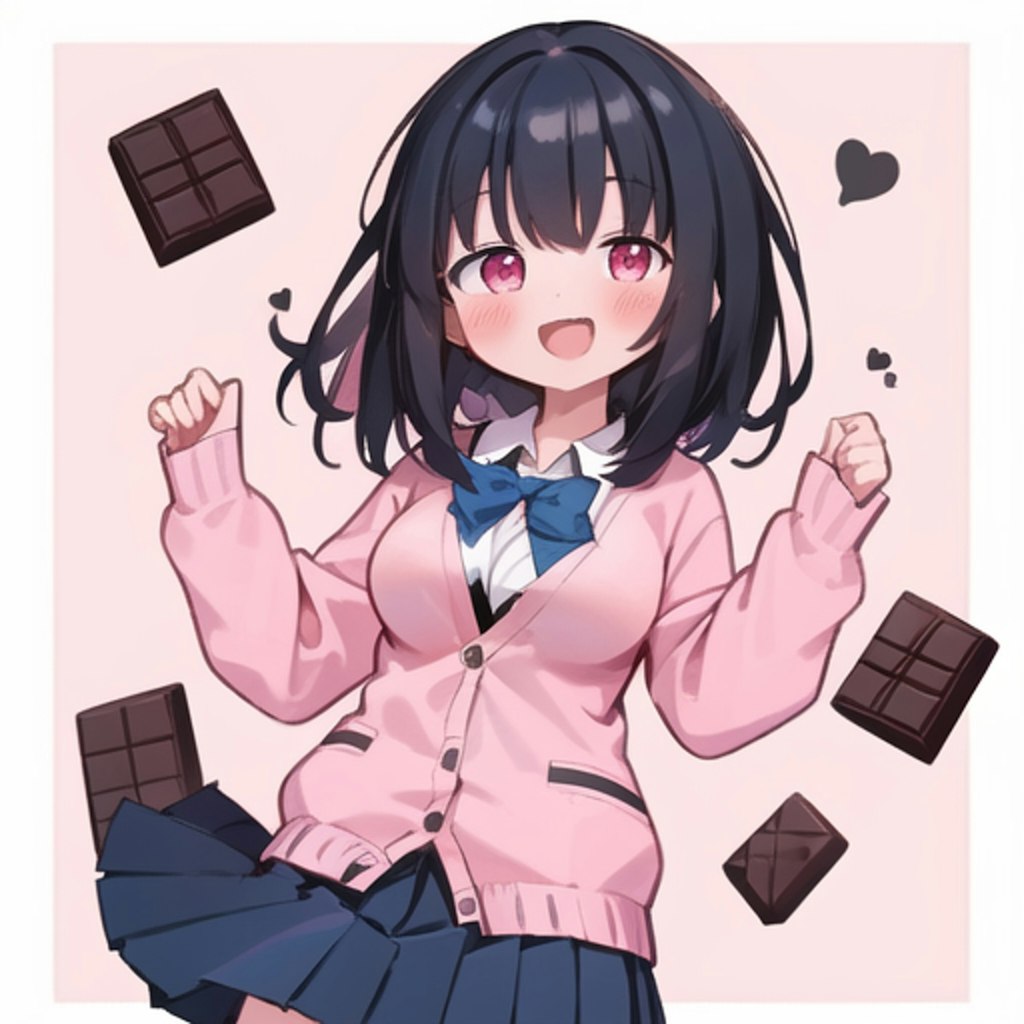 チョコ女子高生