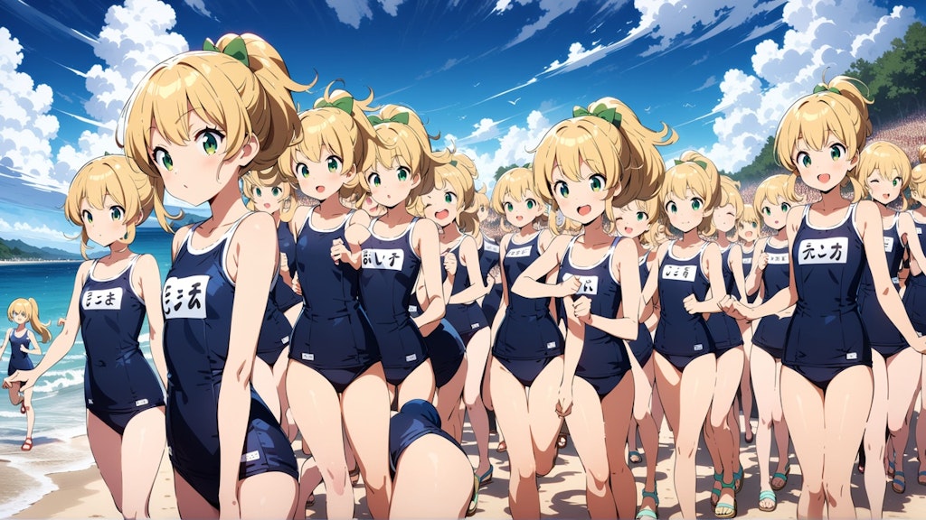 水着ロールちゃん完全増殖5