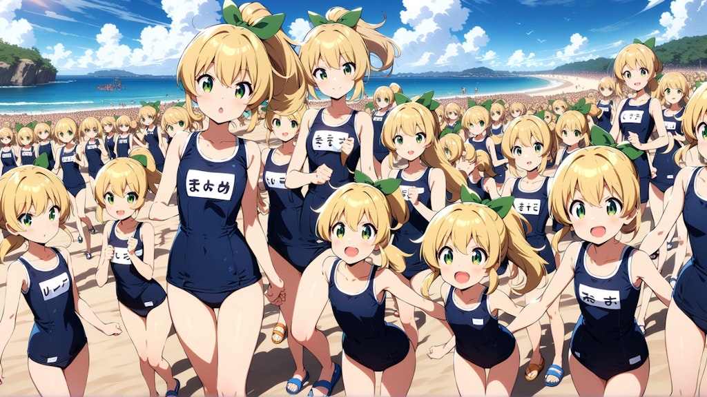 水着ロールちゃん完全増殖5