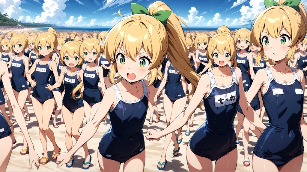 水着ロールちゃん完全増殖5