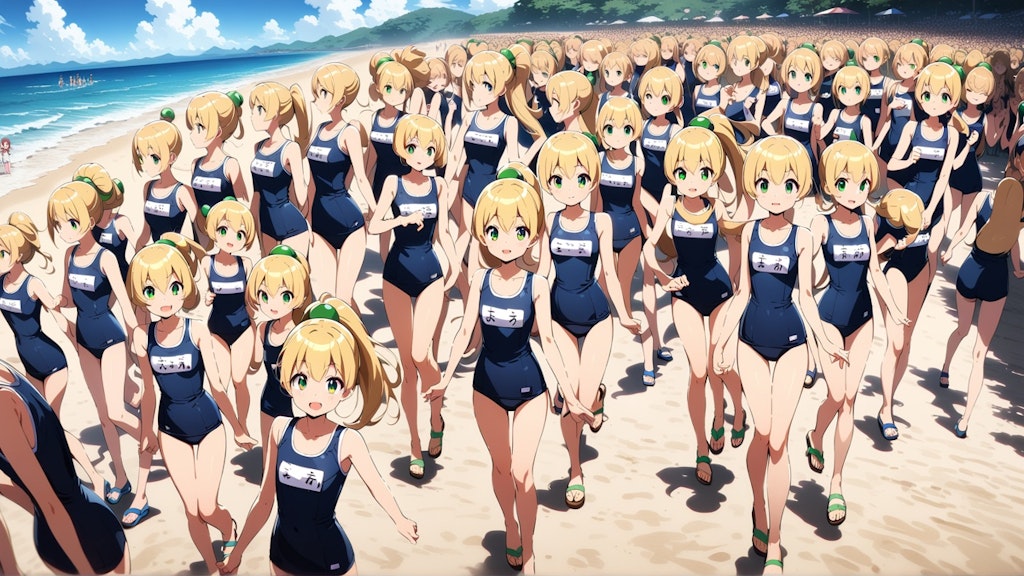 水着ロールちゃん完全増殖5