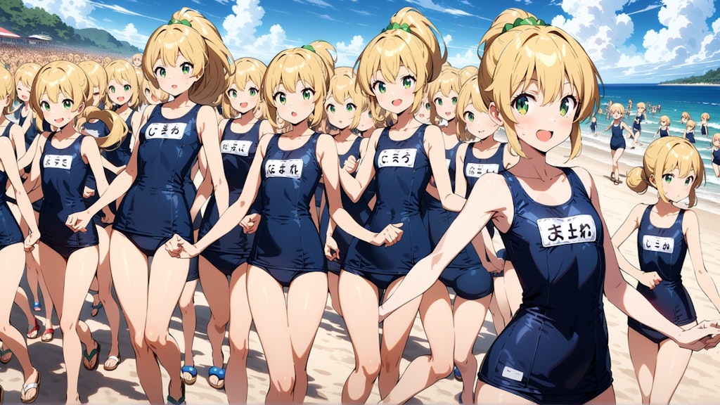 水着ロールちゃん完全増殖5