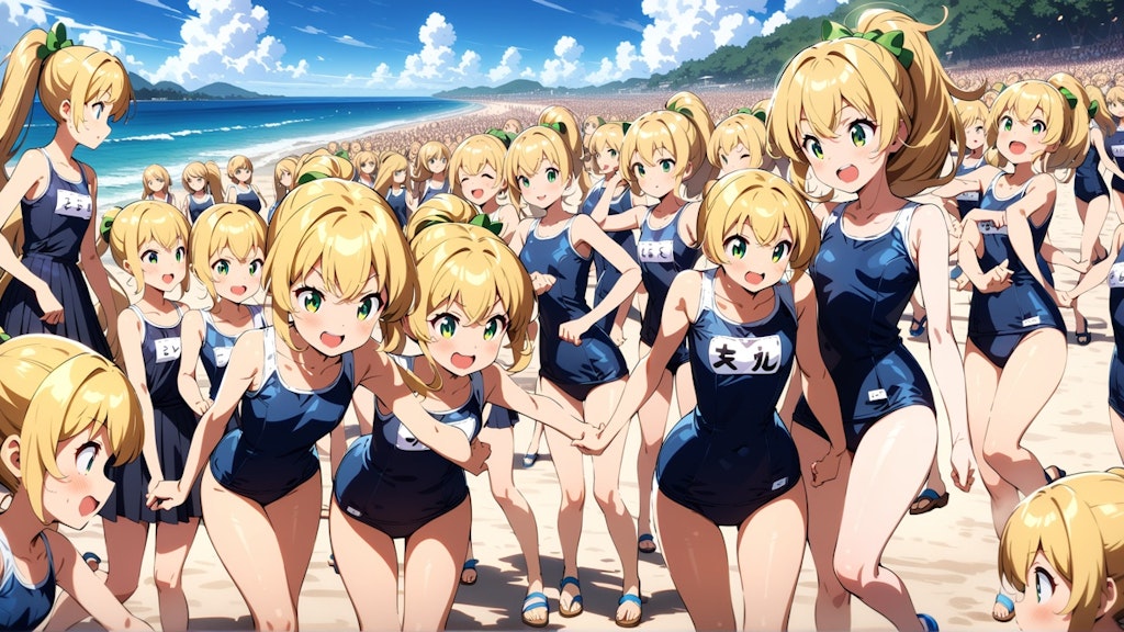 水着ロールちゃん完全増殖5