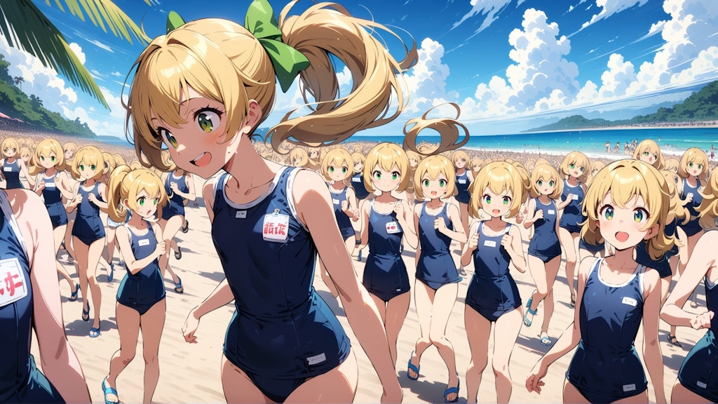 水着ロールちゃん完全増殖5