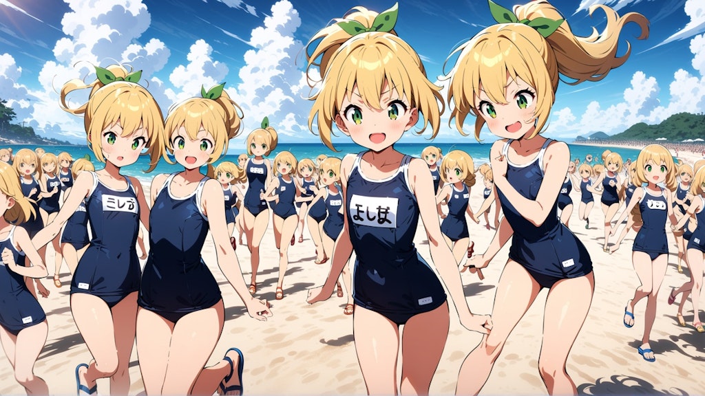 水着ロールちゃん完全増殖5