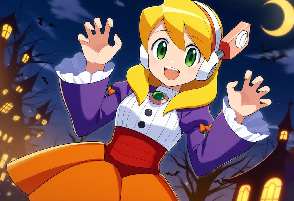 ロックマンX　エイリア　ハロウィン