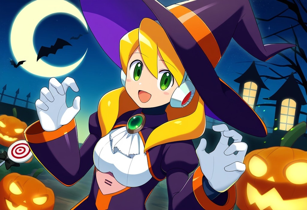 ロックマンX　エイリア　ハロウィン