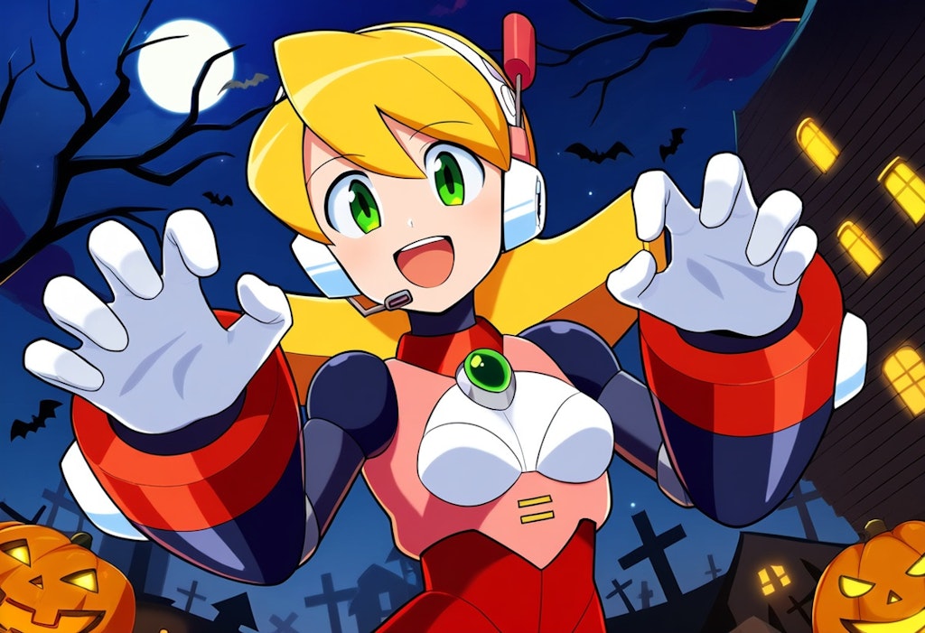 ロックマンX　エイリア　ハロウィン