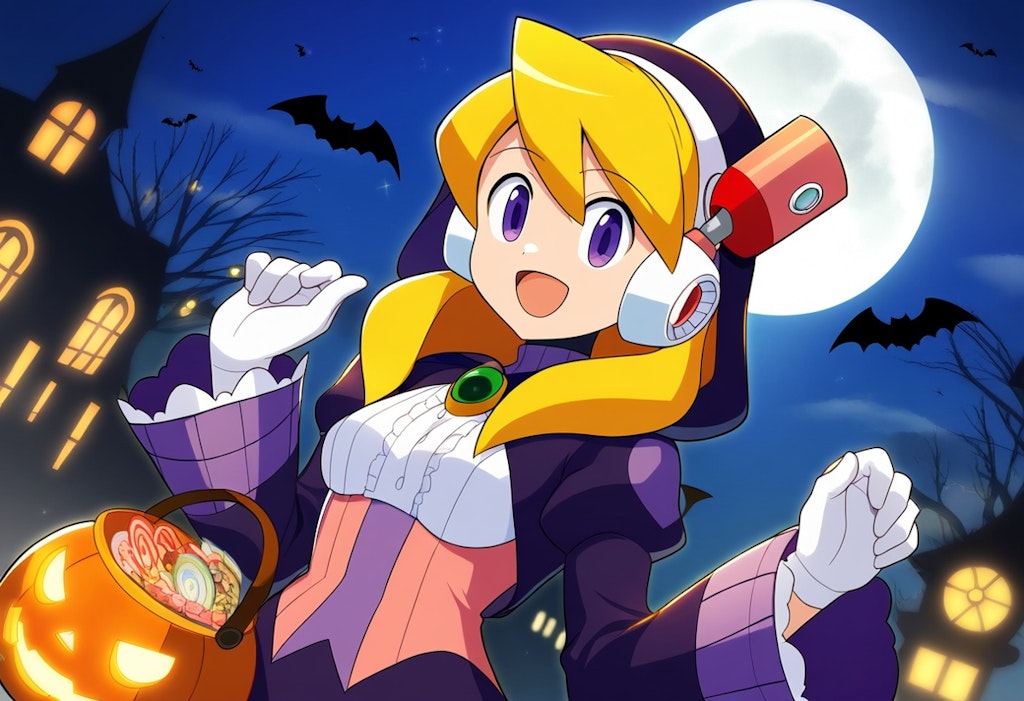 ロックマンX　エイリア　ハロウィン