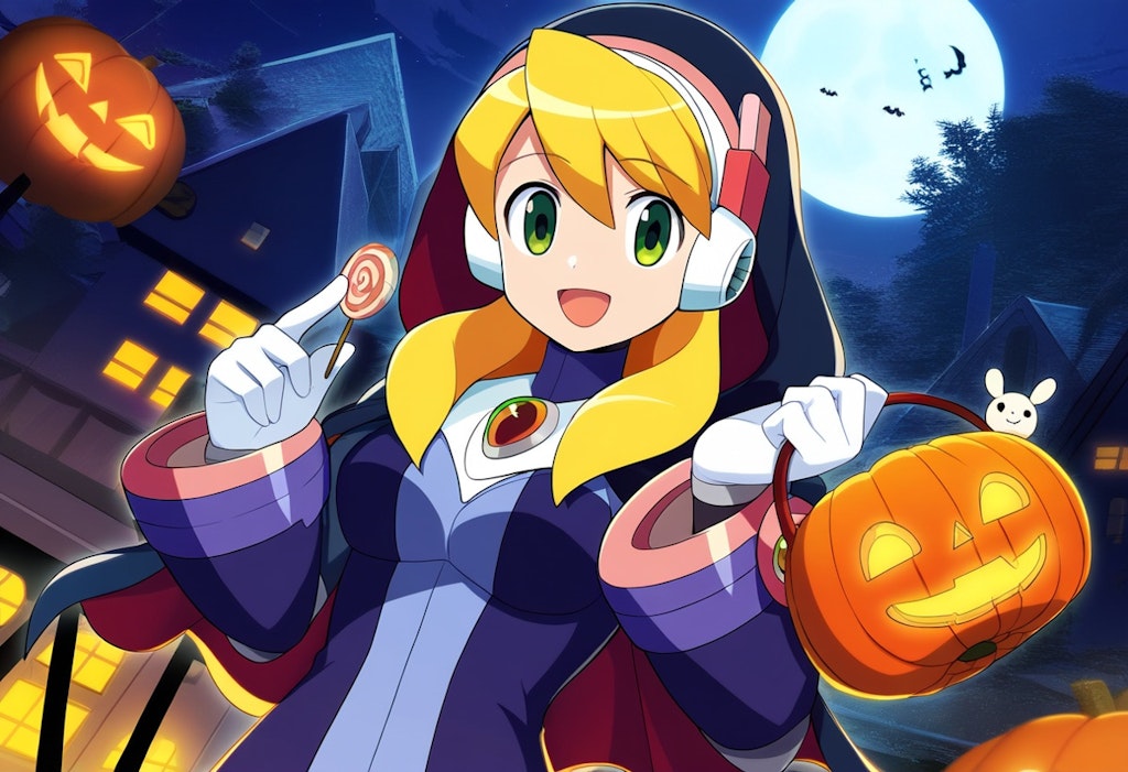 ロックマンX　エイリア　ハロウィン