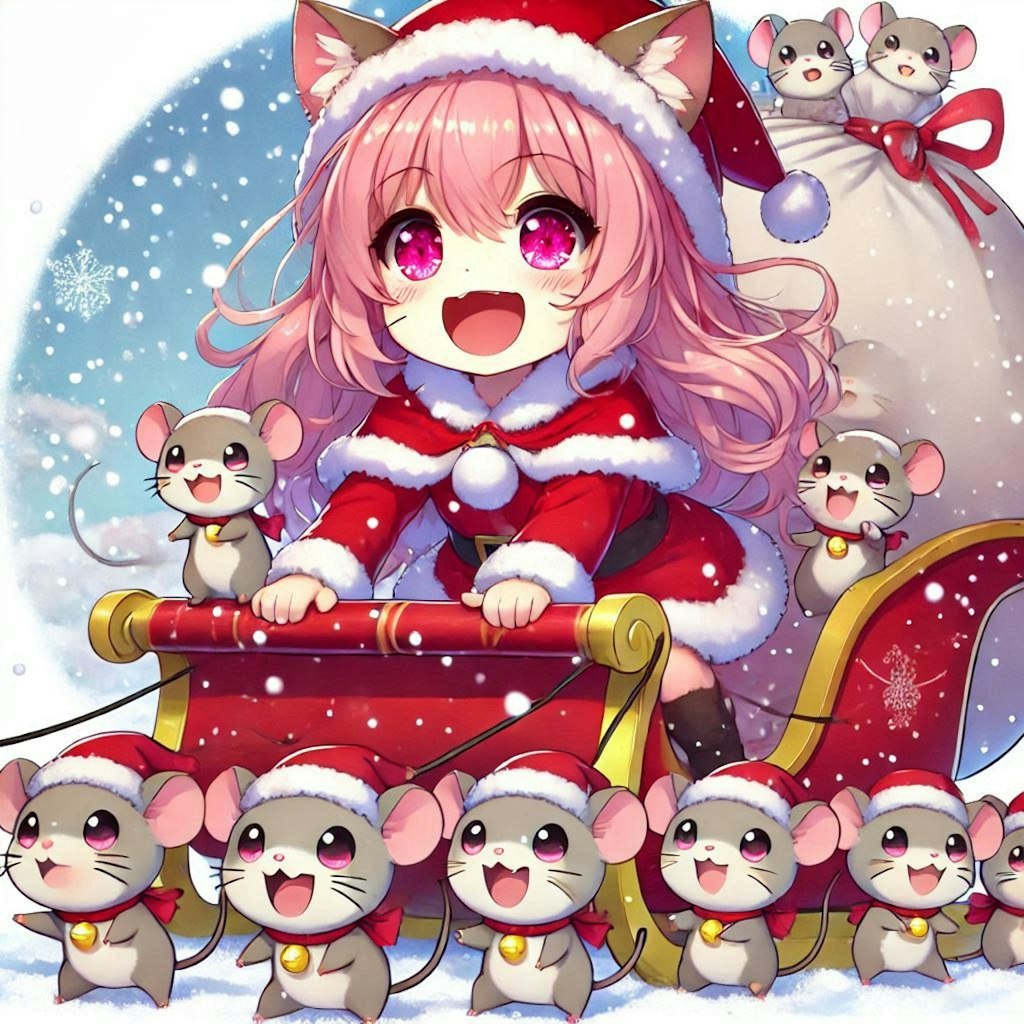 ねこちゃんのクリスマス